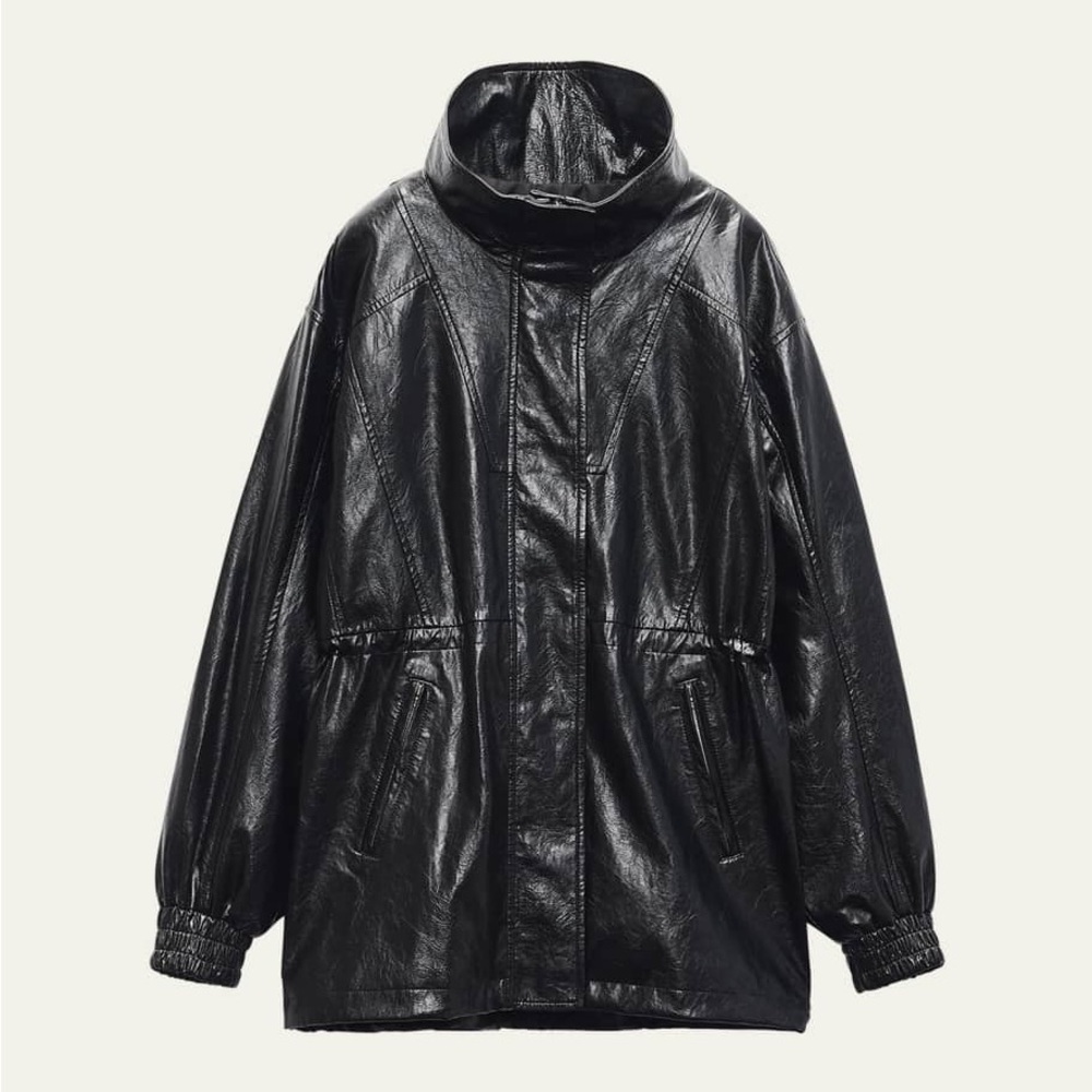 rag & bone Monica Faux Leather Jacket